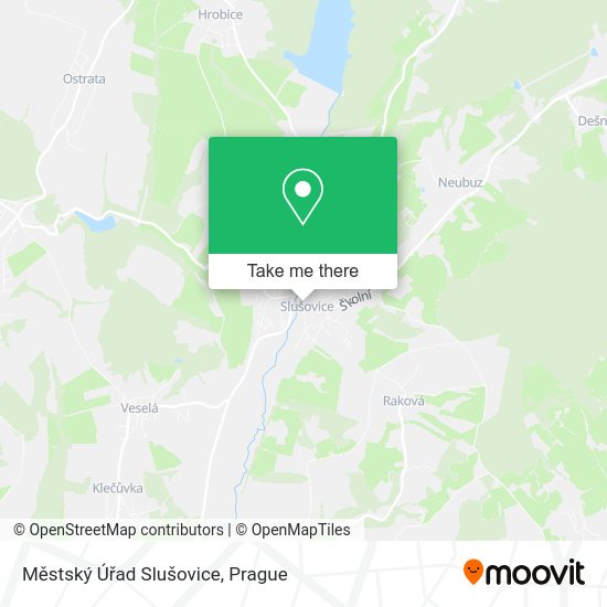Městský Úřad Slušovice map