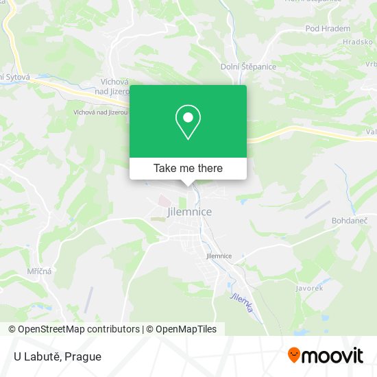 Карта U Labutě