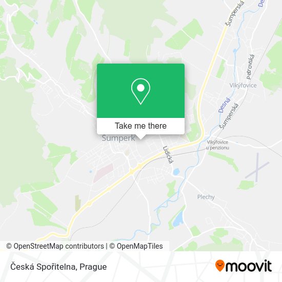 Česká Spořitelna map