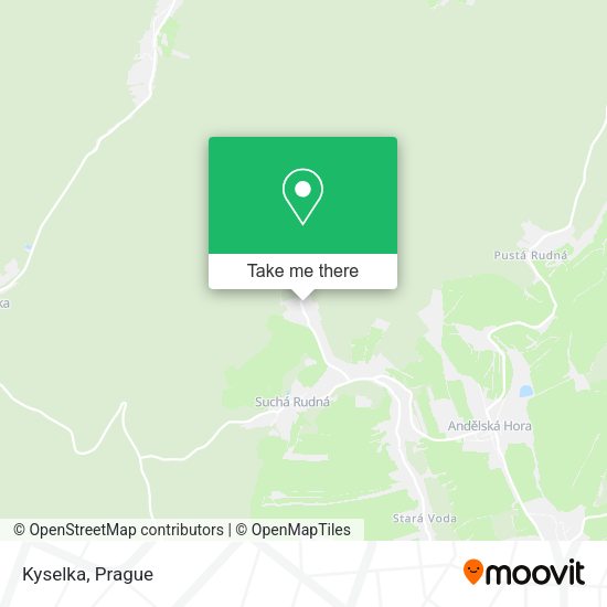 Карта Kyselka