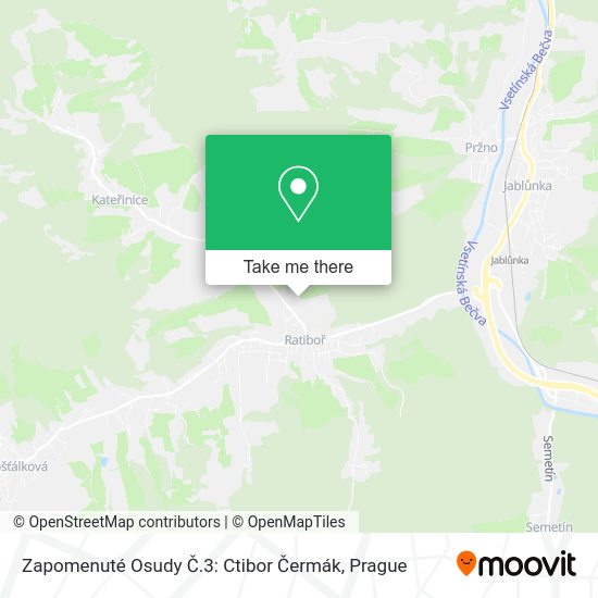 Zapomenuté Osudy Č.3: Ctibor Čermák map