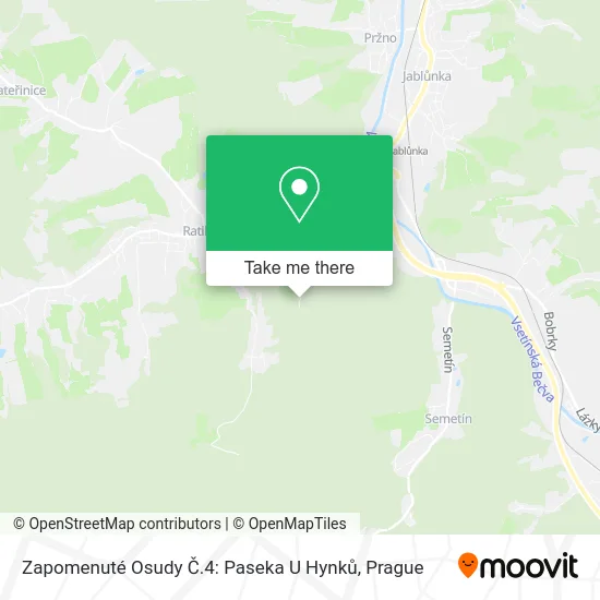 Карта Zapomenuté Osudy Č.4: Paseka U Hynků