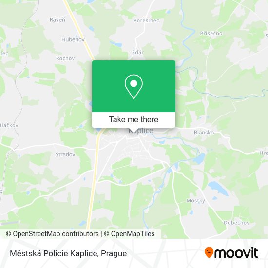 Městská Policie Kaplice map