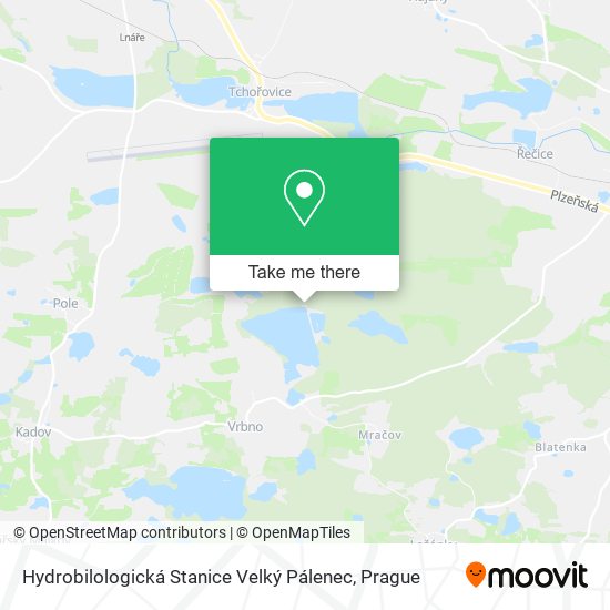 Hydrobilologická Stanice Velký Pálenec map