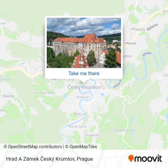 Hrad A Zámek Český Krumlov map