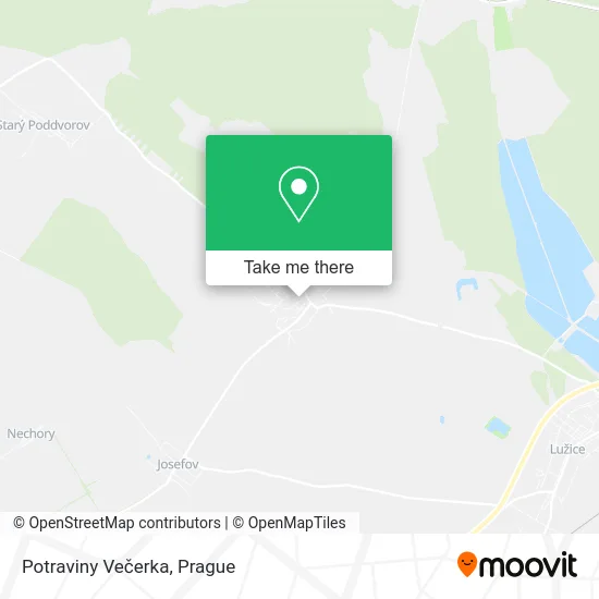 Карта Potraviny Večerka