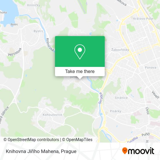 Knihovna Jiřího Mahena map