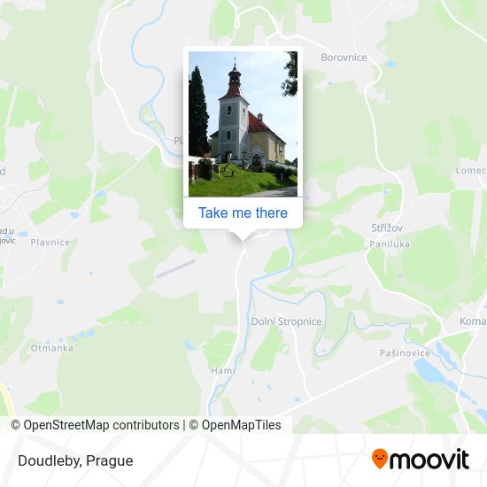 Карта Doudleby