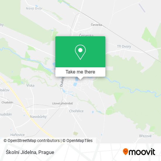 Školní Jídelna map