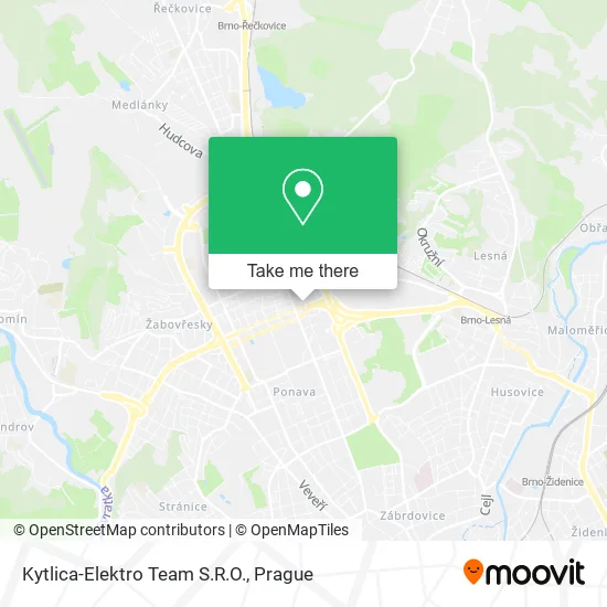 Kytlica-Elektro Team S.R.O. map
