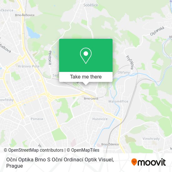 Oční Optika Brno S Oční Ordinací Optik Visuel map