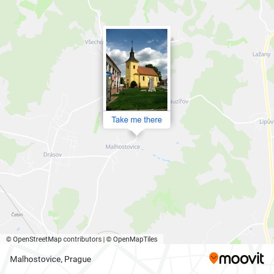 Карта Malhostovice