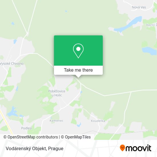 Vodárenský Objekt map