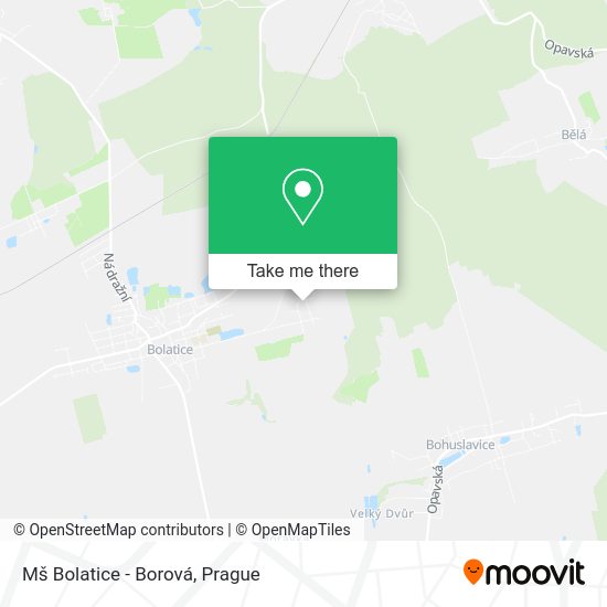 Mš Bolatice - Borová map
