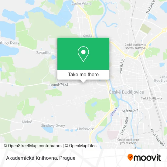 Карта Akademická Knihovna