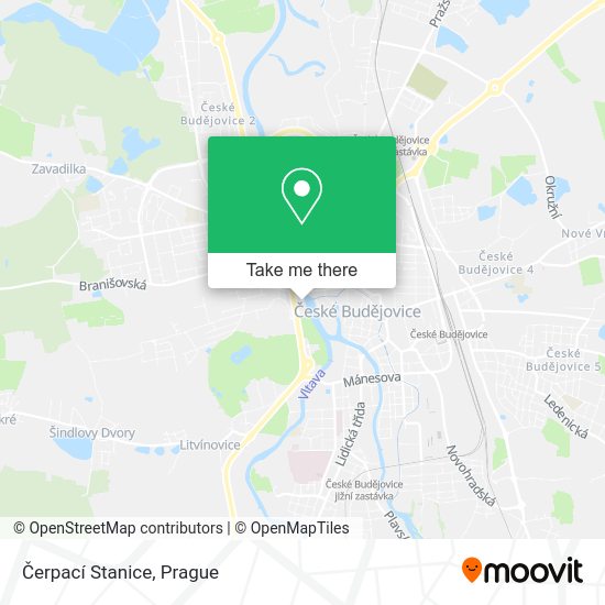Čerpací Stanice map
