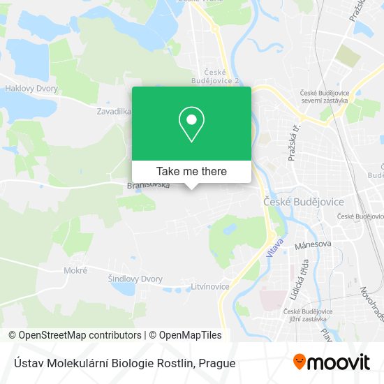 Ústav Molekulární Biologie Rostlin map