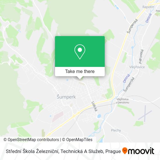 Střední Škola Železniční, Technická A Služeb map