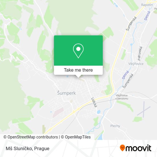 Mš Sluníčko map