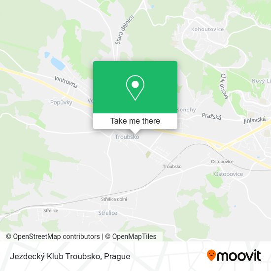 Jezdecký Klub Troubsko map