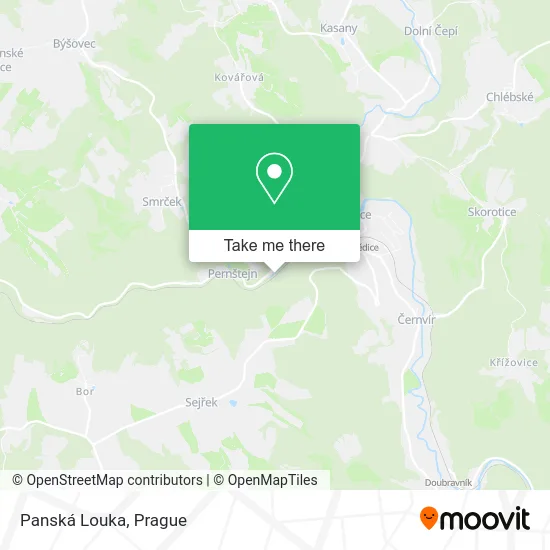 Карта Panská Louka