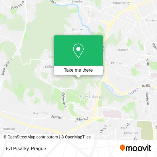 Карта Evl Pisárky