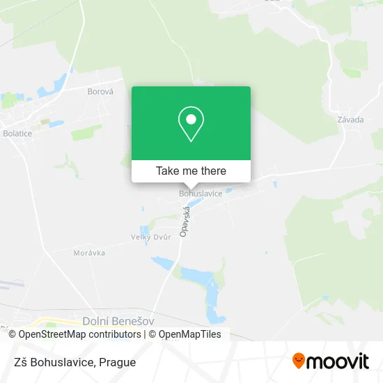 Карта Zš Bohuslavice