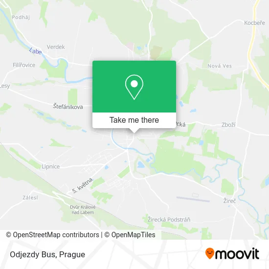 Карта Odjezdy Bus