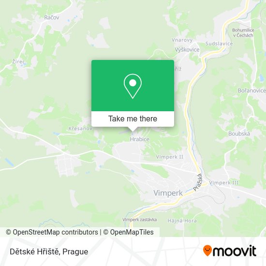 Dětské Hřiště map