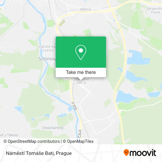 Карта Náměstí Tomáše Bati