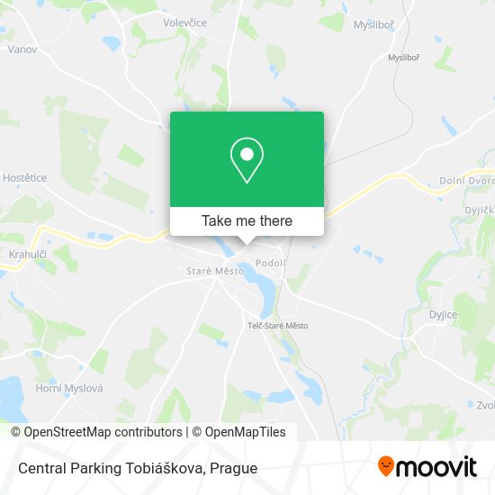 Central Parking Tobiáškova map