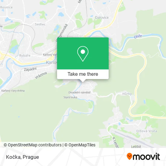 Карта Kočka