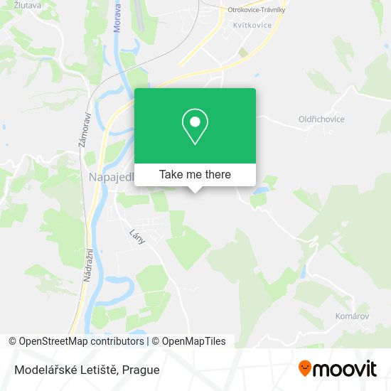 Modelářské Letiště map