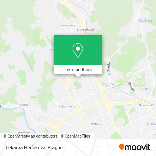 Lékárna Herčíkova map