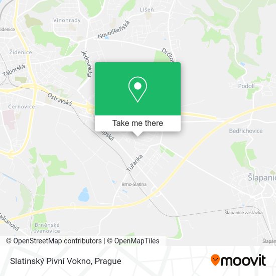 Slatinský Pivní Vokno map