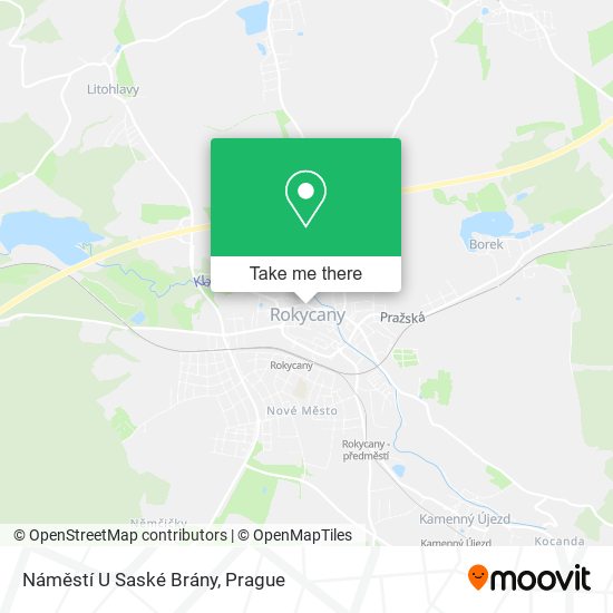 Náměstí U Saské Brány map