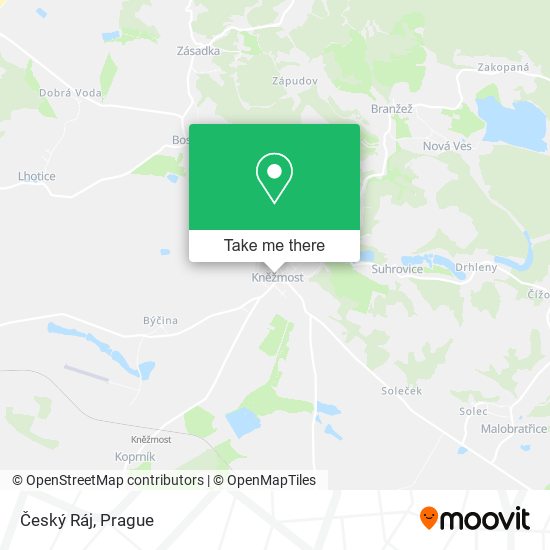 Český Ráj map