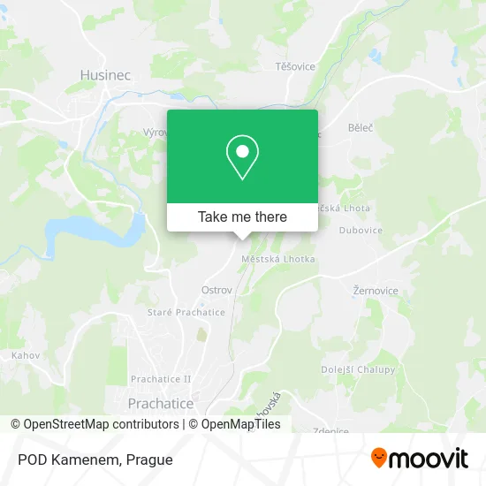 Карта POD Kamenem