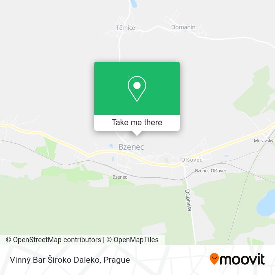 Vinný Bar Široko Daleko map