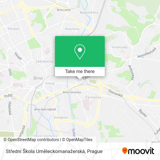 Střední Škola Uměleckomanažerská map