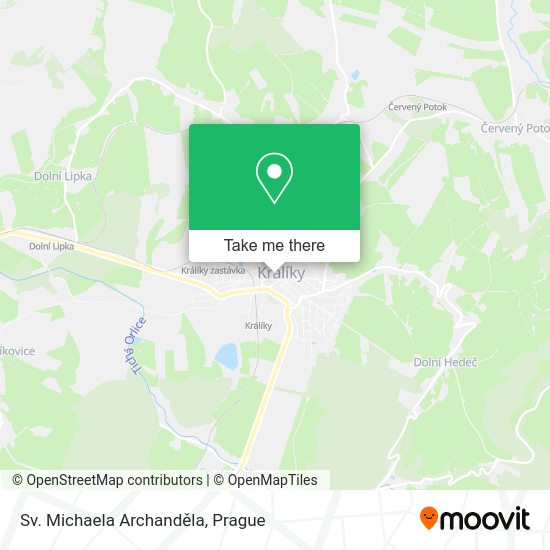 Sv. Michaela Archanděla map