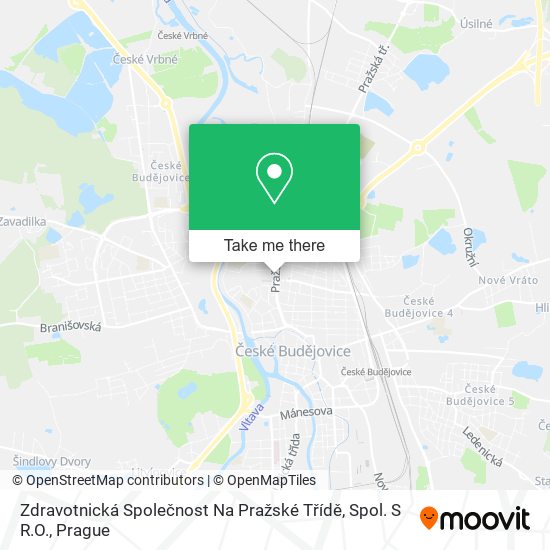 Zdravotnická Společnost Na Pražské Třídě, Spol. S R.O. map