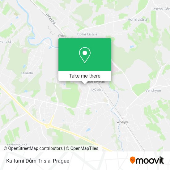 Kulturní Dům Trisia map