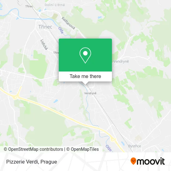 Карта Pizzerie Verdi