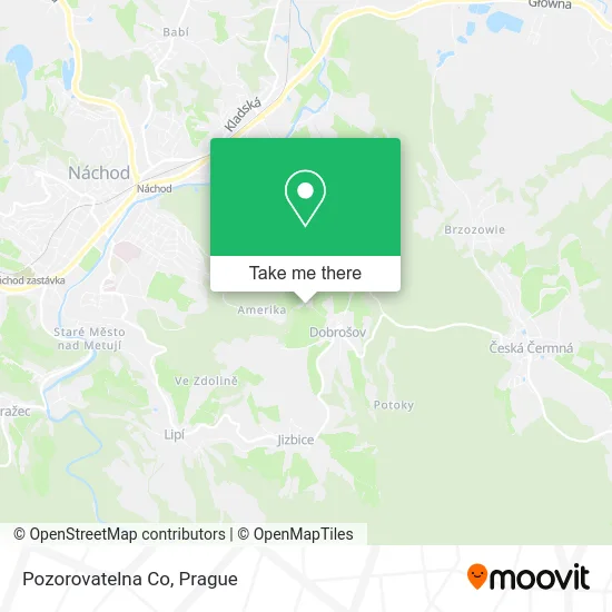 Карта Pozorovatelna Co