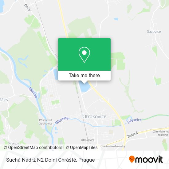 Suchá Nádrž N2 Dolní Chráště map