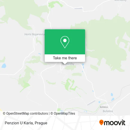 Карта Penzion U Karla