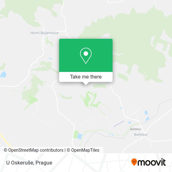 Карта U Oskeruše