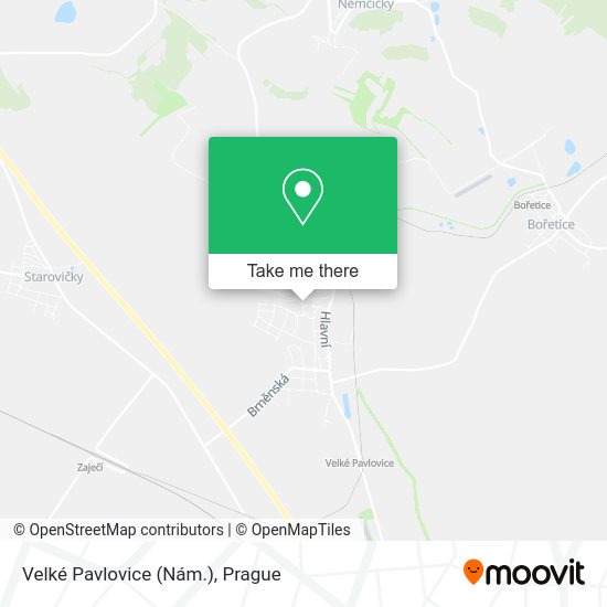 Velké Pavlovice (Nám.) map