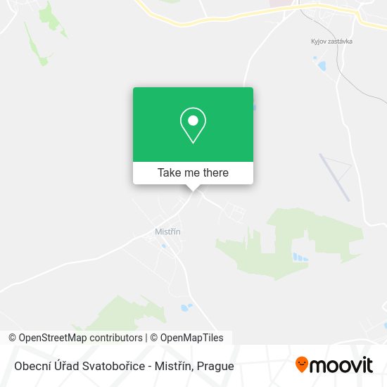 Obecní Úřad Svatobořice - Mistřín map